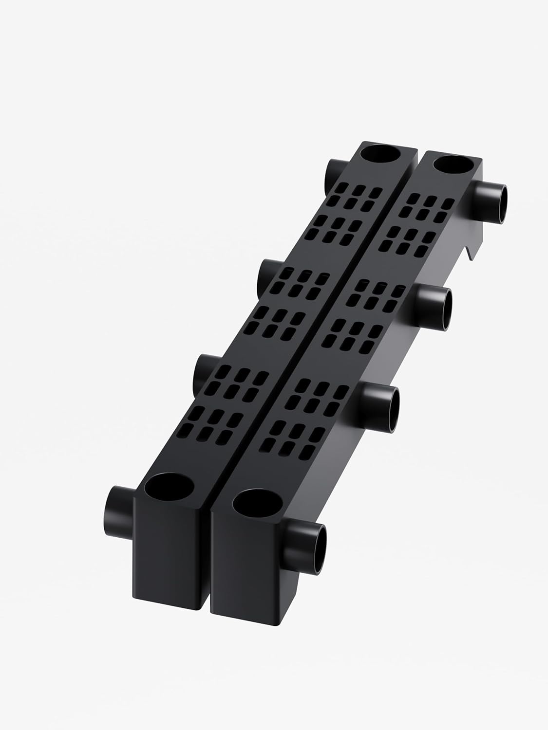 DWELLIT Dollap Organizues Plastik me 10 Dyert dhe 12 Rafte 86x28x180 cm