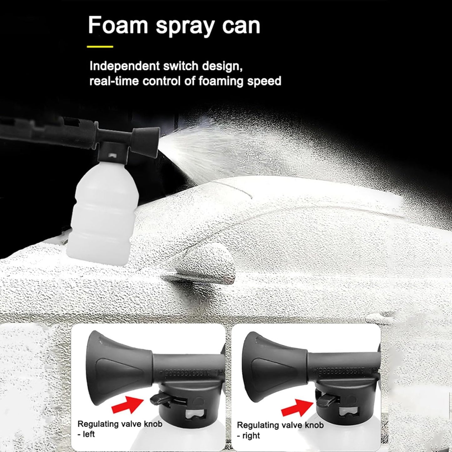 WAMIT Larese me Presion Elektrike 1800W 150 Bar me Foam Gun dhe Nozzle Quick Connect 10m – Yellow