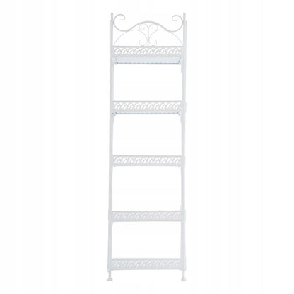 Lavendre Raft Metalik me 5 Kate 110x33x20 cm – White