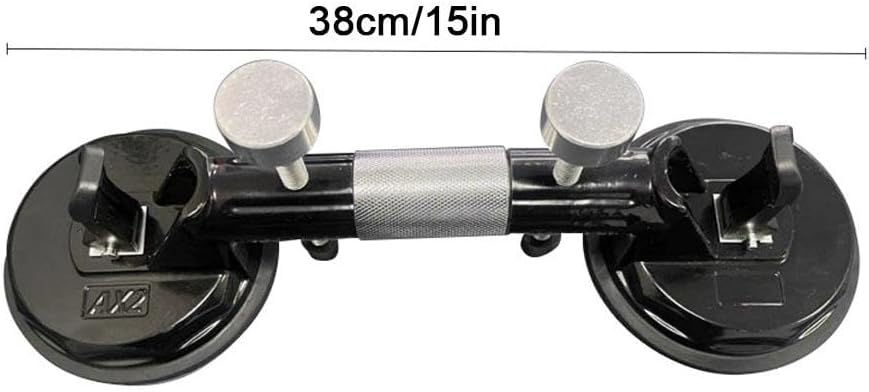 Vegël Profesionale me Thithëse Alumini për Parket, Xham, Pllaka dhe Sipërfaqe të Lëmuara 38 cm – Black
