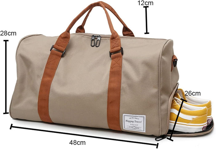 SCHWA Çantë Udhëtimi e Madhe – Duffel Bag Multifunksionale për Meshkuj & Femra, me Kapacitet të Lartë dhe Ndarje të Veçantë