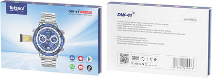 Telzeal Germany DW-41 Kamera HD – Orë e Mençur me Ekran 1.53 inç dhe SIM Slot