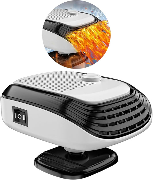 Ngrohës & Ftohës për Makinë 150W – Heq Acarin dhe Avullin Shpejt nga Xhami