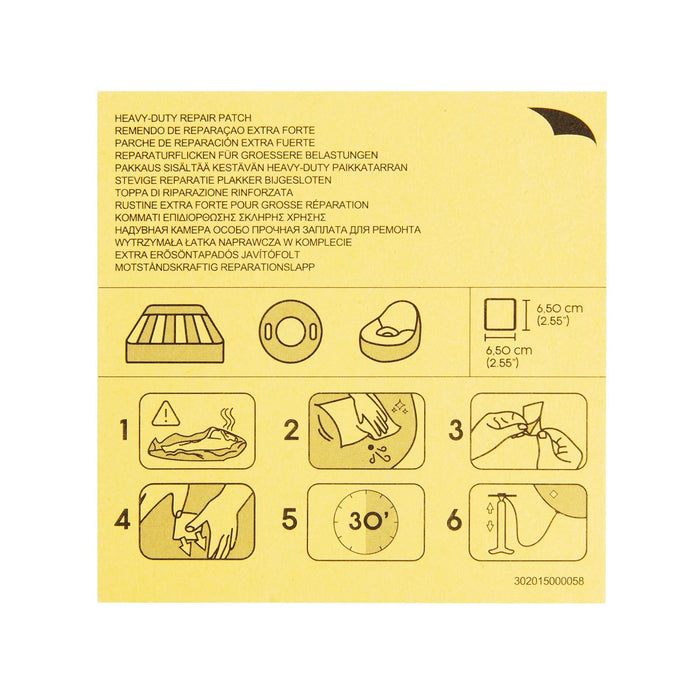 Bestway Fllaster Vetëngjitës për Riparim 6.5 x 6.5 cm, Set me 10 Copë