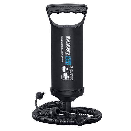 Bestway Air Hammer Pompë Manuale për Fryrje 30 cm, 850 ml me 3 Adapterë