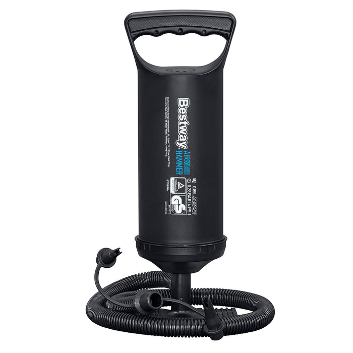 Bestway Air Hammer Pompë Manuale për Fryrje 30 cm, 850 ml me 3 Adapterë