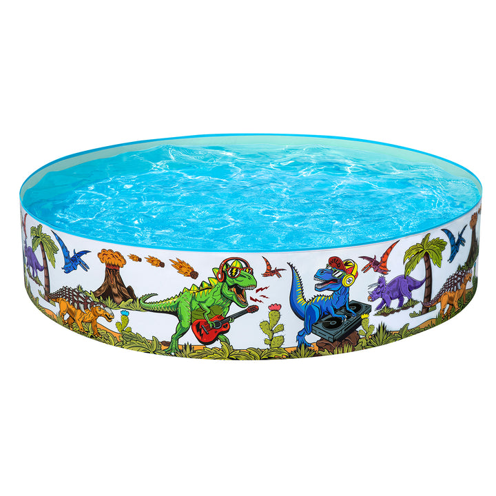 Bestway Fill 'N Fun Dino Pishinë për Fëmijë 183 x 38 cm me Dizajn Dinozaurësh dhe 946 L