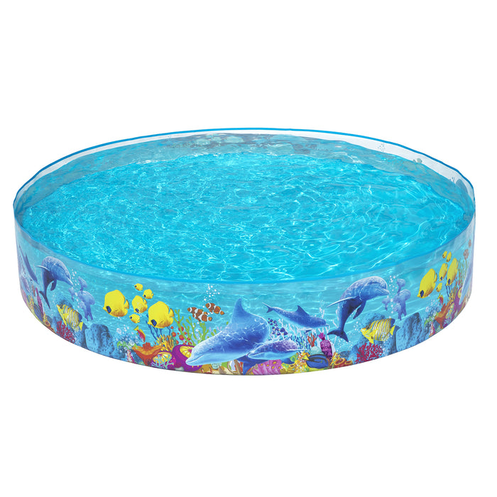 Bestway Fill 'N Fun Odyssey Pishinë për Fëmijë 244 x 46 cm me Dizajn Oqeanik dhe 2047 L