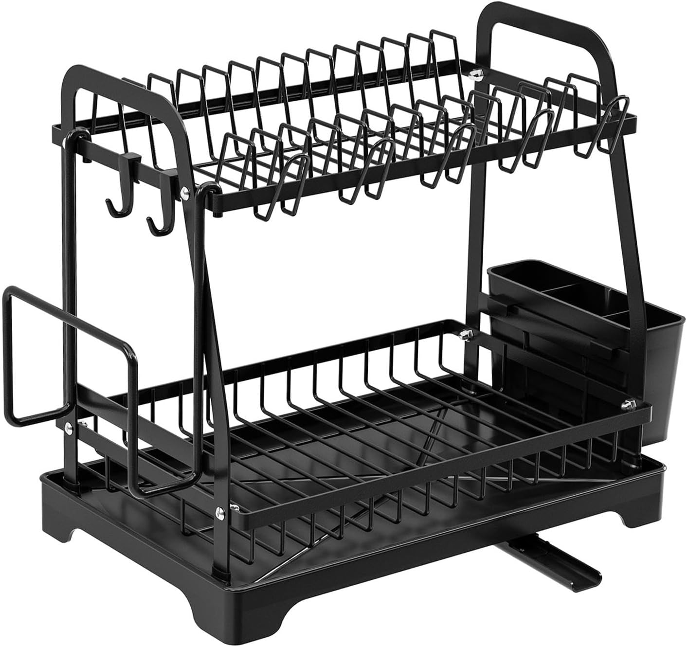 HELVES Raft për Tharje Enësh 2 Kate 37.5x25x36 cm – Black