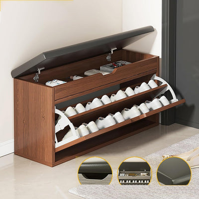 Raft për Këpucë me Ulëse dhe Dyer Flip 80 cm – Oak