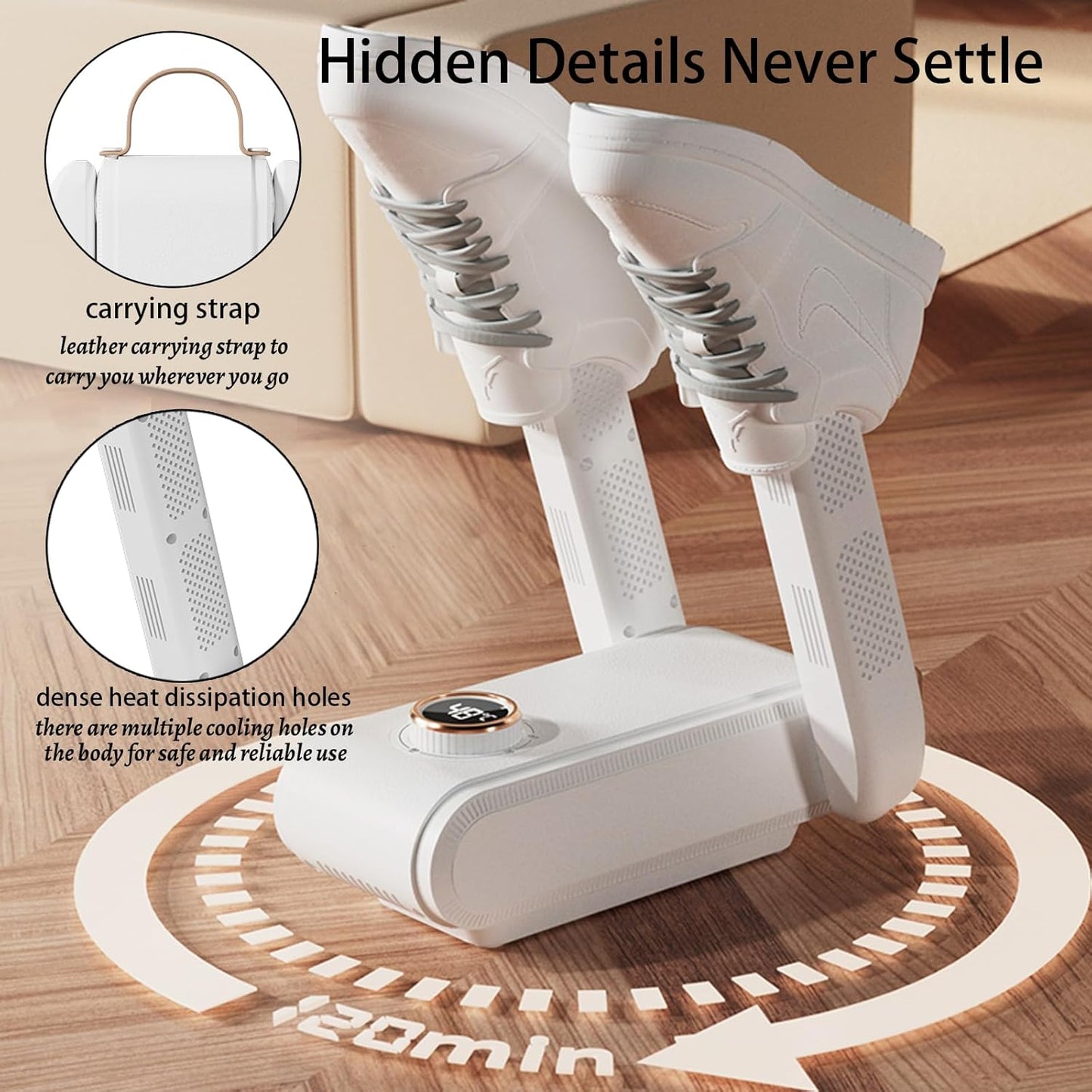 Tharëse Këpucësh & Çizmash 150W – Me Ngrohje, Kohëmatës & Funksion Kundër Erës së Keqe