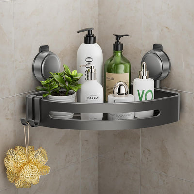 ONXE Raft Këndi për Dush me Thithëse 29x22x5 cm – Alumini pa Shpim