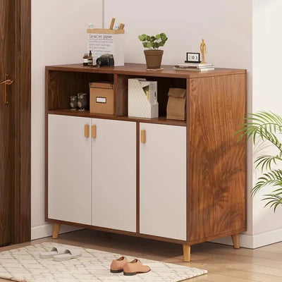 Komodë Zapatero Multiuso për Hyrje 92x90x30 cm