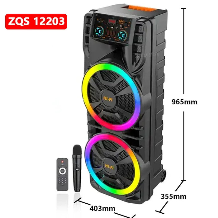 Altoparlant me mikrofon wireless -zqs 12203