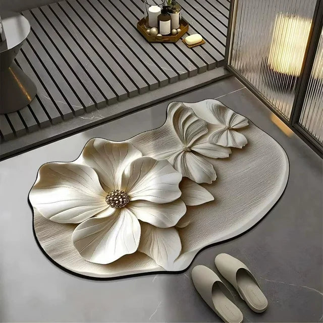 Tapet 3D Realistic Pattern Kundër Rrëshqitjes dhe Super Absorbues 60 x 90 cm